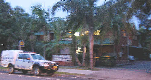 Police at the block of units in Bangalow Road at Byron Bay where an alleged kidnapping and assault of a 48-year-old man took place on Thursday night. Police at the block of units in Bangalow Road at Byron Bay where an alleged kidnapping and assault of a 48-year-old man took place on Thursday night.